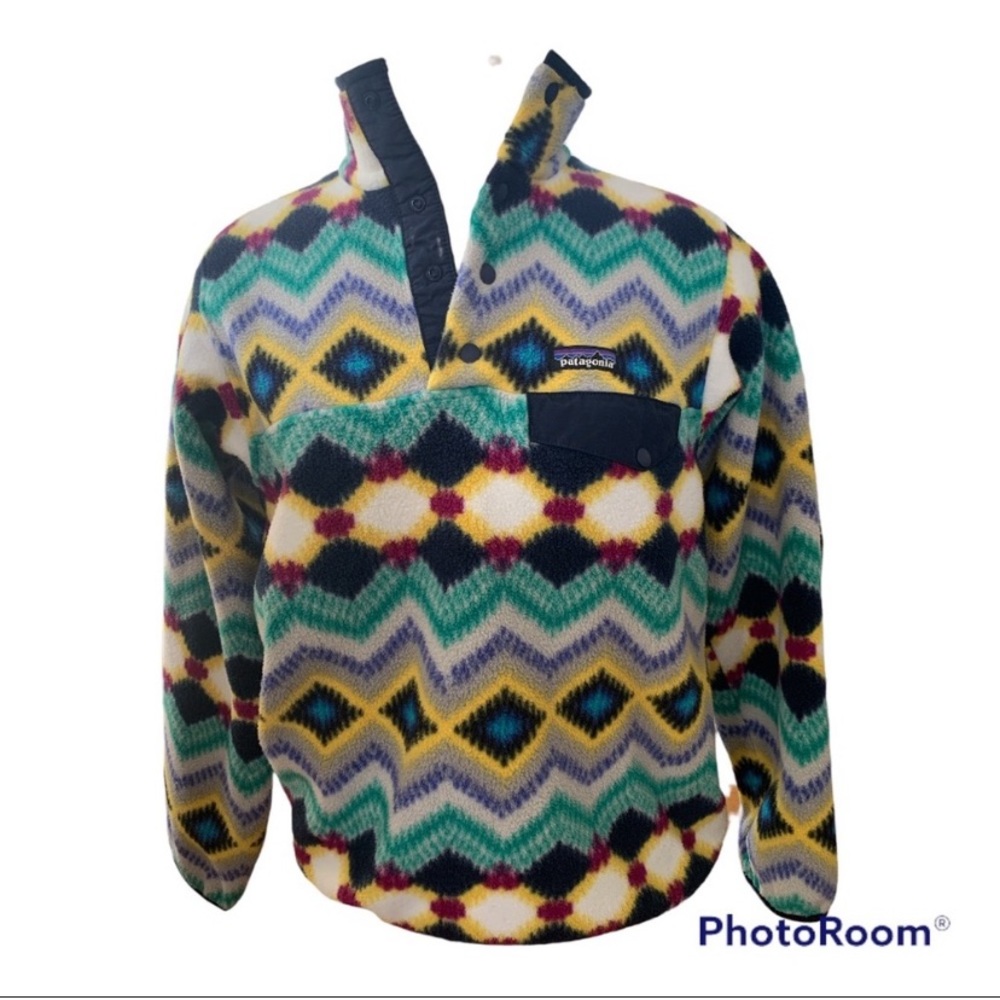Patagonia Aztec print Synchilla Fleece